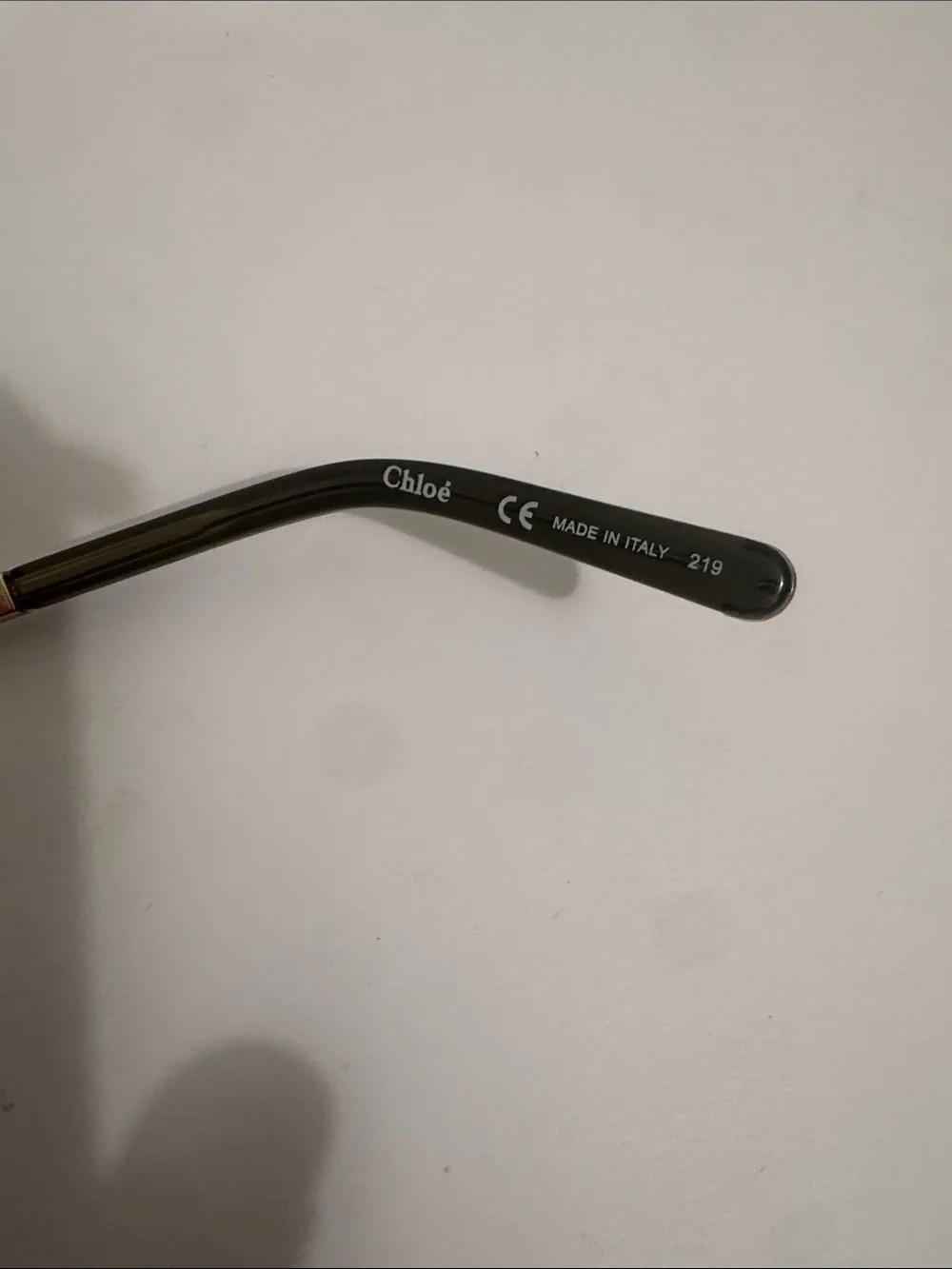 Chloe CE 122S Round Gold Frame Sunglasses with Gradient Lenses